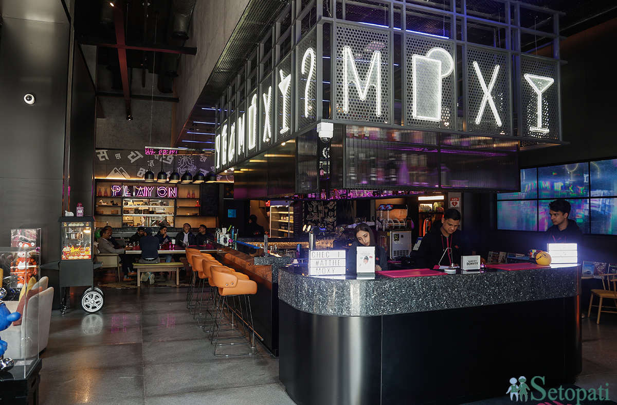 मोक्सी काठमाडौं होटल। तस्बिरः नवीनबाबु गुरूङ/सेतोपाटी