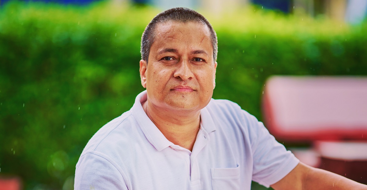 कर्णालीबाट उडेको हेलिकप्टरमा देखिएको नेपाल