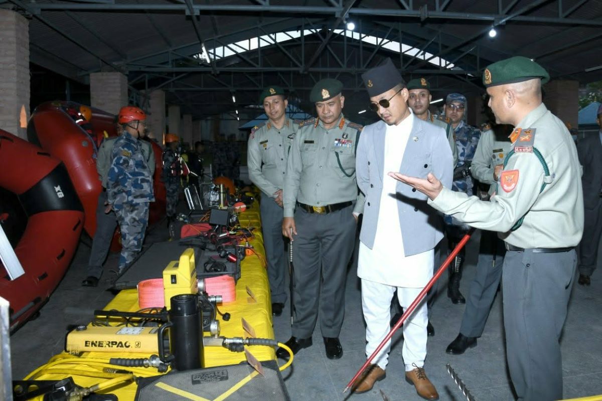 तस्बिरः गृहमन्त्री गुरूङको सचिवालय।