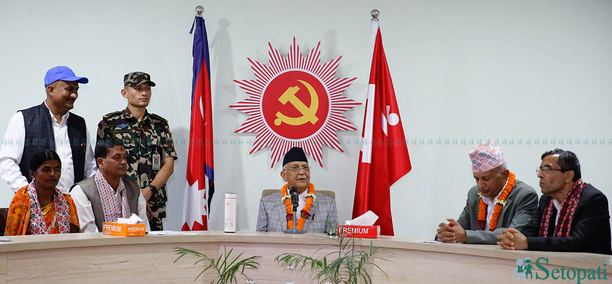 दुई पटक राष्ट्रपति भएको व्यक्तिले पार्टीमा समस्या खडा गर्छ भन्ने कल्पना गरिएको थिएन: प्रधानमन्त्री ओली