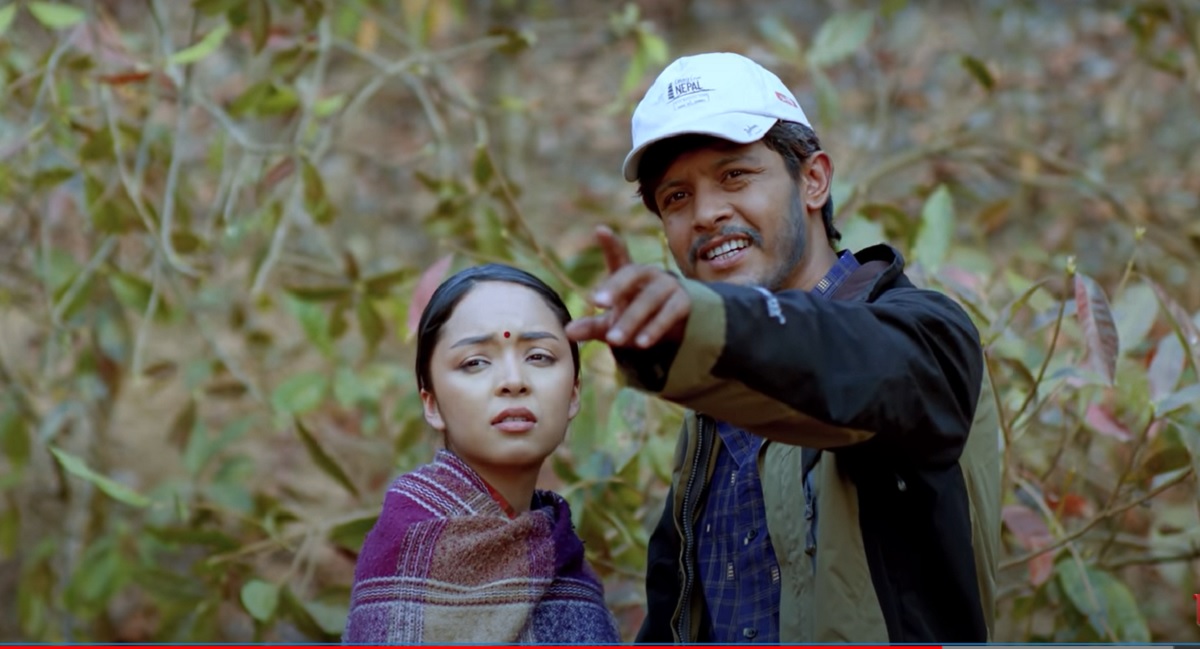 म्युजिक भिडि‌ओको दृश्य