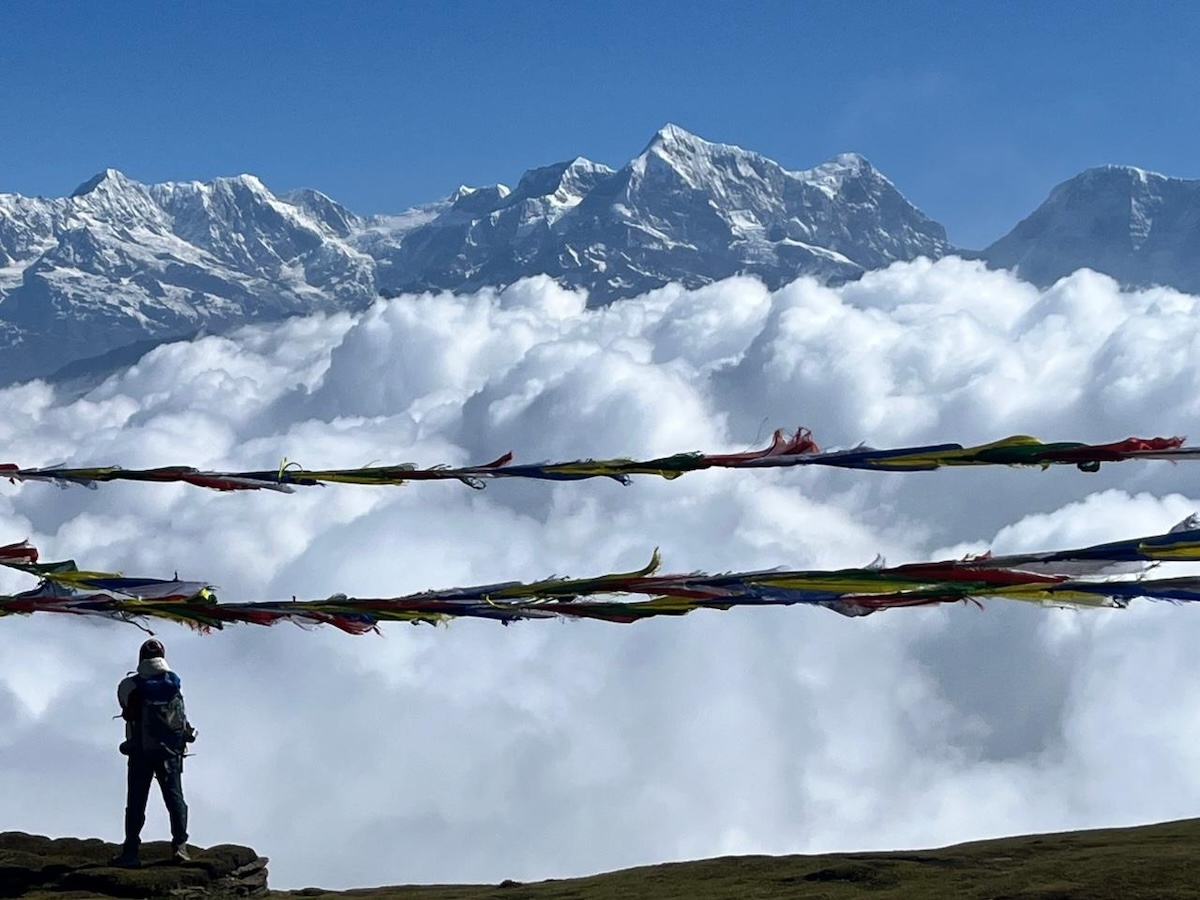 सोलुसल्लेरीदेखि पश्चिमउत्तरतर्फ रहेको पिके पिक (४०६५ मिटर) पदयात्रा तथा हिमाली सौन्दर्य तथा संस्कृतिको अनुभव लिने उत्कृष्ट गन्तव्य मानिन्छ। तस्बिर: सुरेन्द्र फुयाल