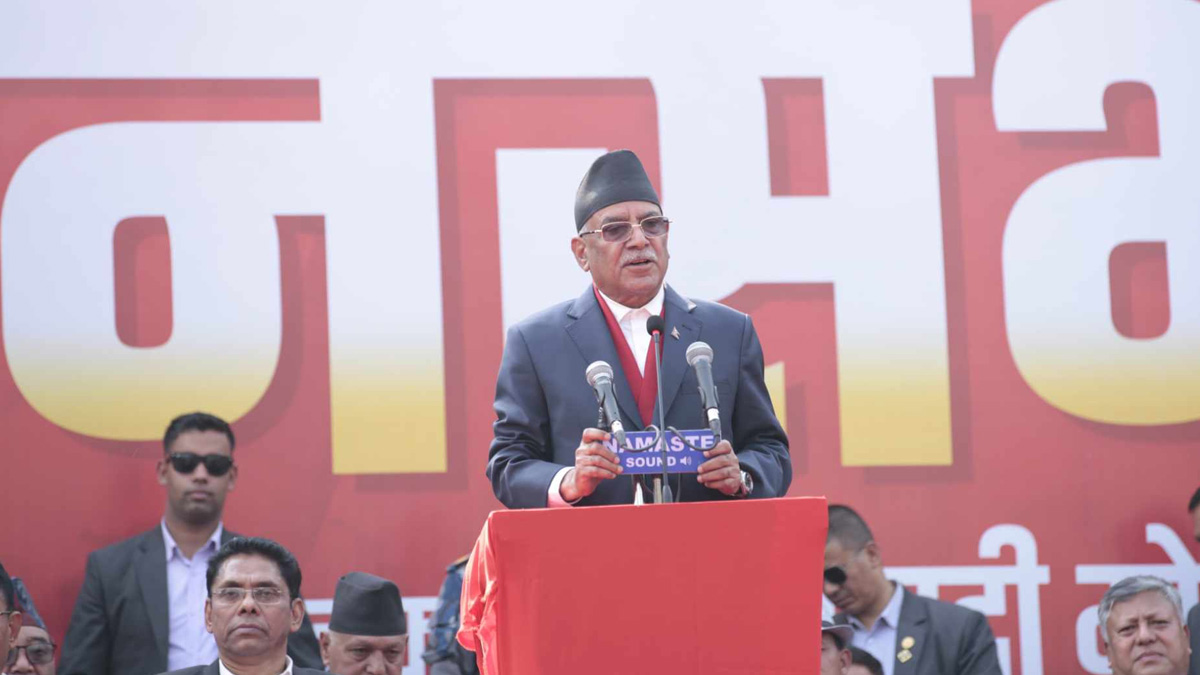 तस्बिरः प्रचण्डको सचिवायल।