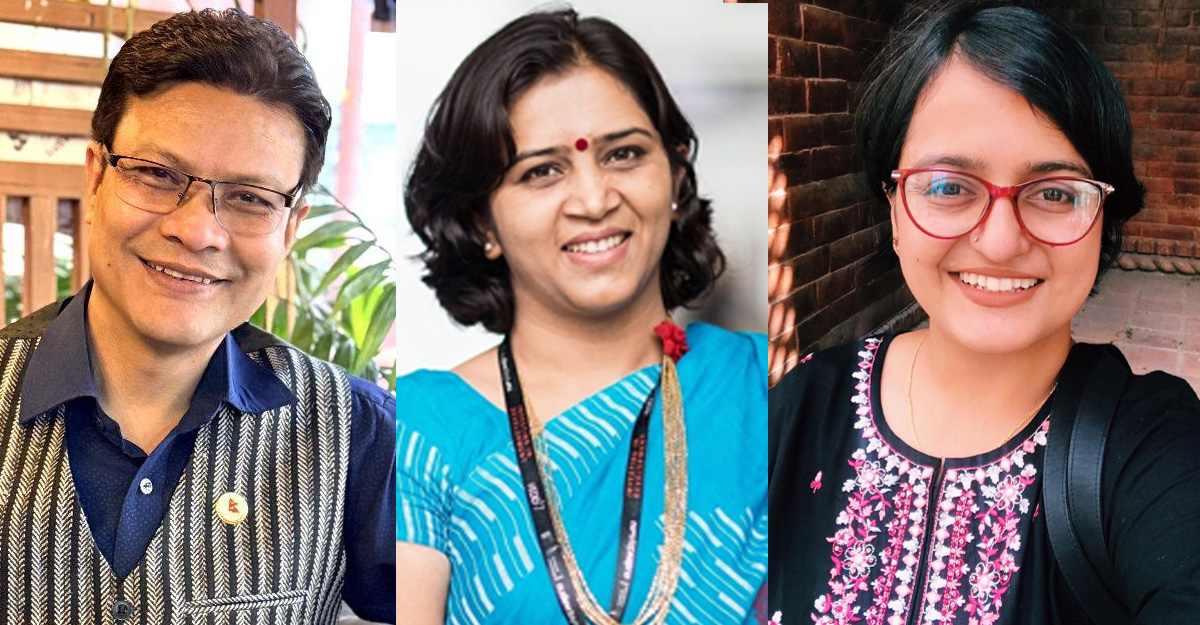 प्रकाशचन्द्र परियार, समीक्षा बास्कोटा र रञ्जु दर्शना।