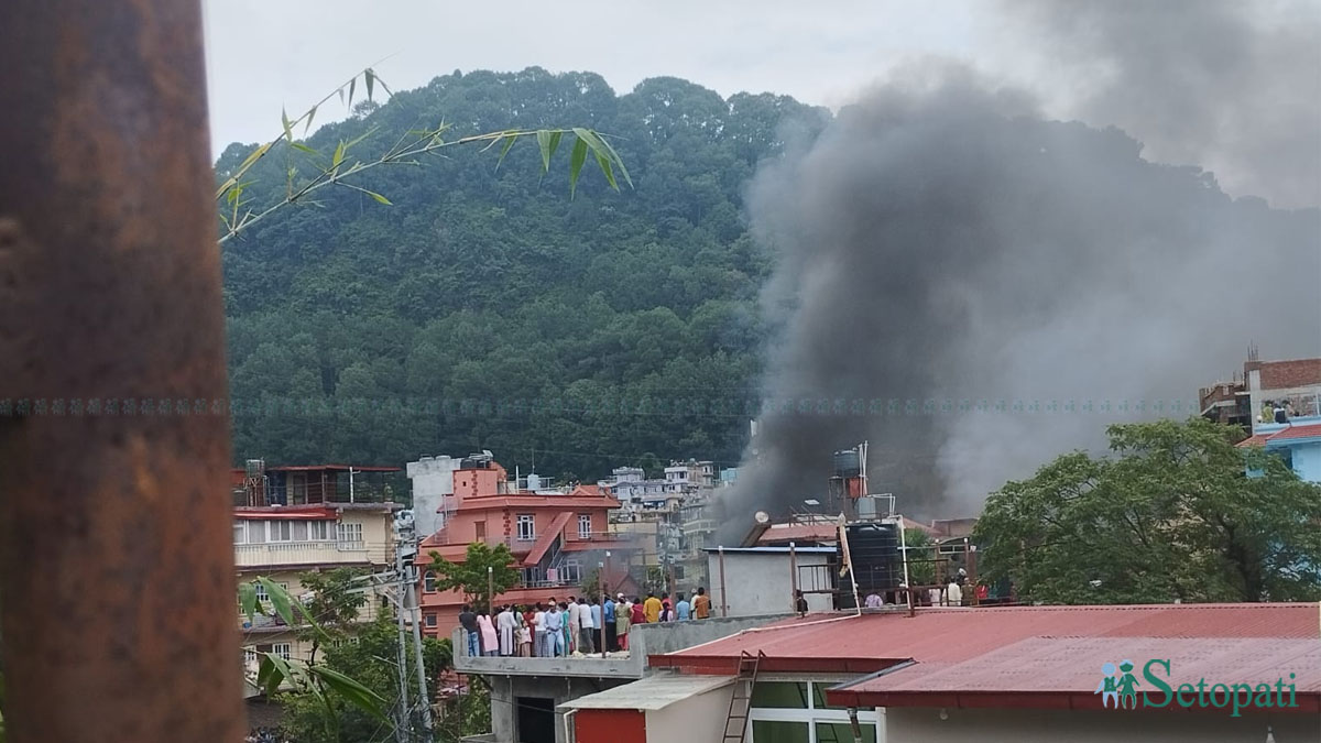 राष्ट्रपति पौडेलको बोहराटारस्थित घरमा आगजनी