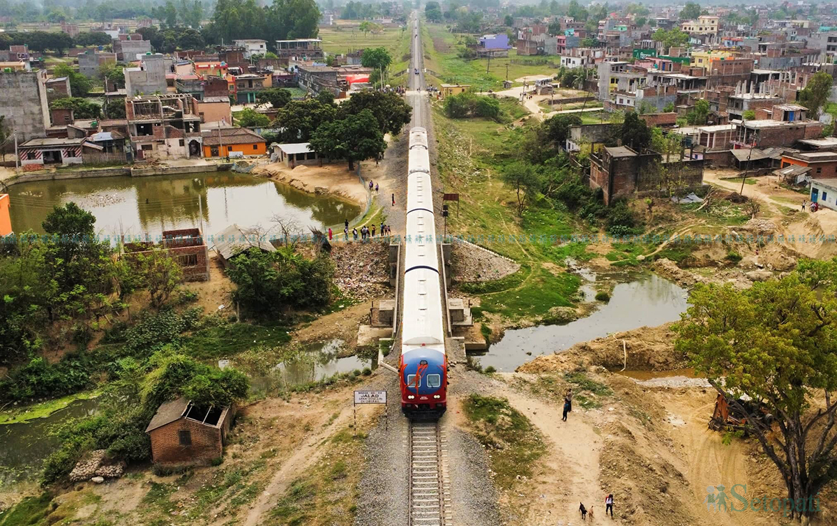 जनकपुर-जयनगर रेल सेवा आजदेखि दिनको चार पटक चल्ने