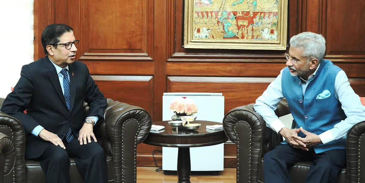 तस्बिर: राजदूत शर्माको ट्विटरबाट।