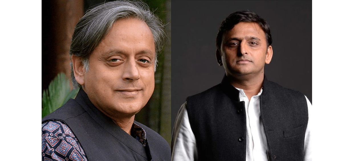 अखिलेश यादव र शशि थरूर सुरूआतदेखि नै पछाडि