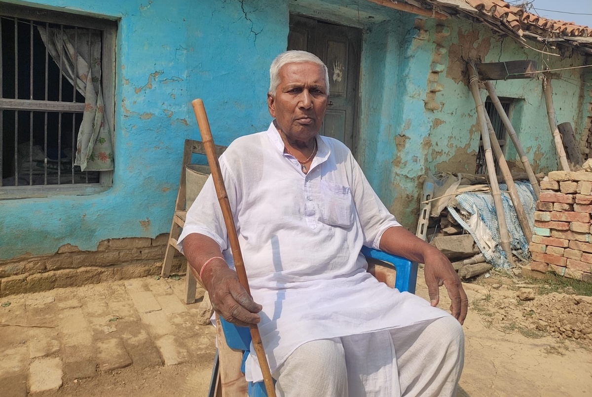 शिवधारी यादव। तस्बिरः नित्यानन्द मण्डल