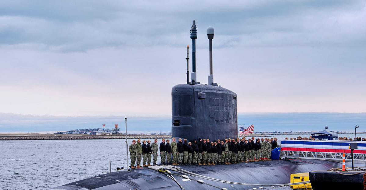 पनडुब्बी सञ्चालन अघिको पूर्वाभ्यासको क्रममा अमेरिकी नौसेना। तस्बिरः रासस/एपी।