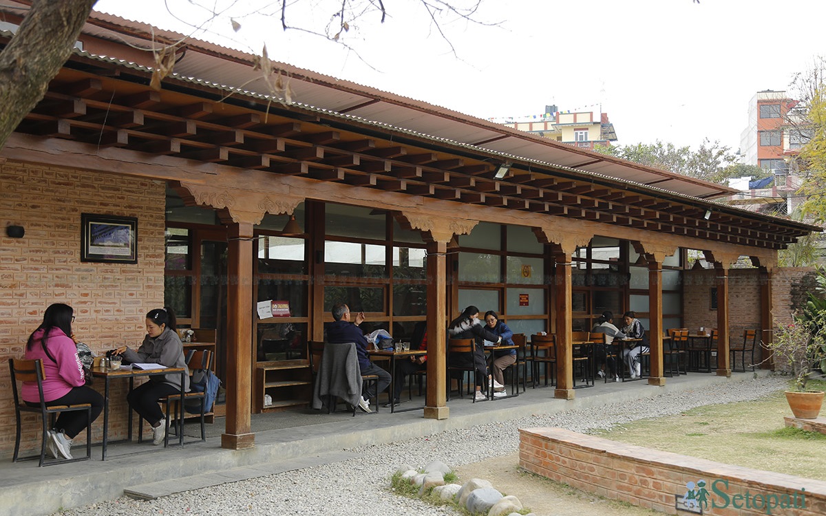 उत्पला क्याफे। तस्बिरः नवीनबाबु गुरूङ/सेतोपाटी