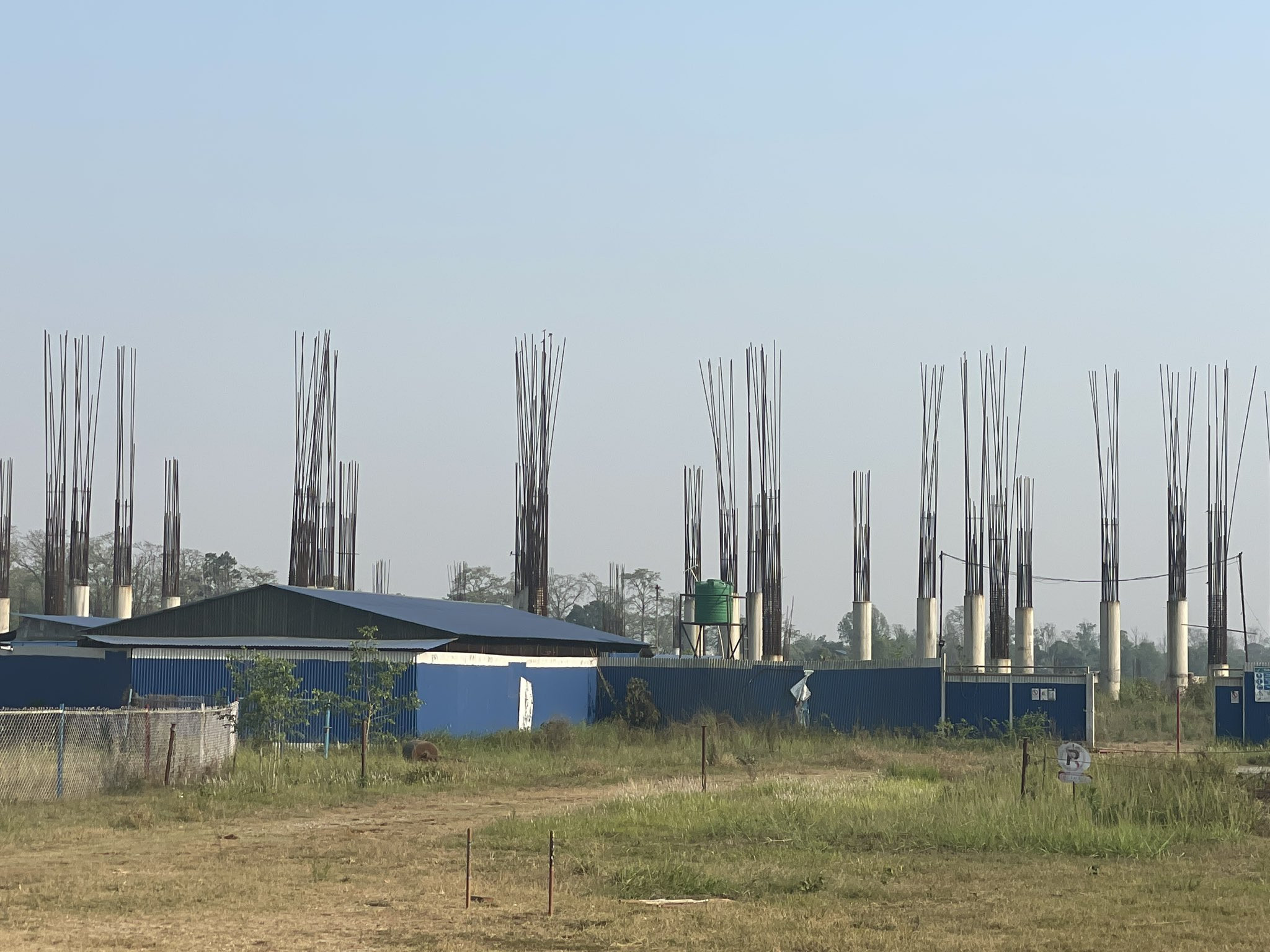 क्रिकेट रंगशाला निर्माण स्थल। तस्बिर: राजेश घिमिरे/सेतोपाटी